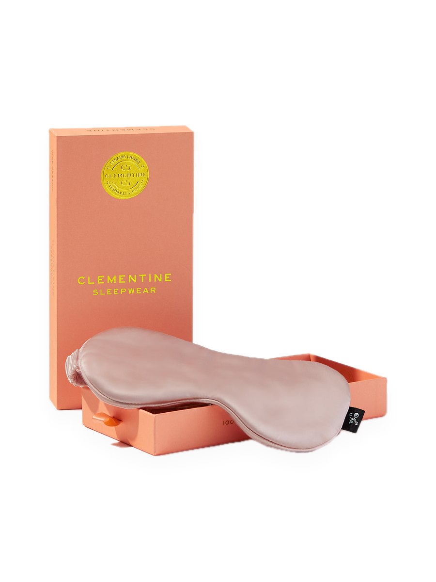 Sleep With Clementine Organic Silk Sleep Mask